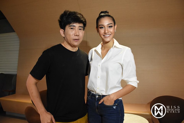 นิโคลีน มิสไทยแลนด์เวิลด์ 2018 เรียนรู้เทคนิคการแต่งหน้ากับป้อม วินิจ ก่อนบินลัดฟ้าประกวดมิสเวิลด์ 2018