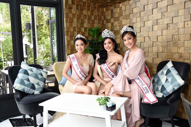 ทีมสาวงามจากเวที MissThailandWorld2019 เดินสายขอบคุณสื่อมวลชนวันที่สอง