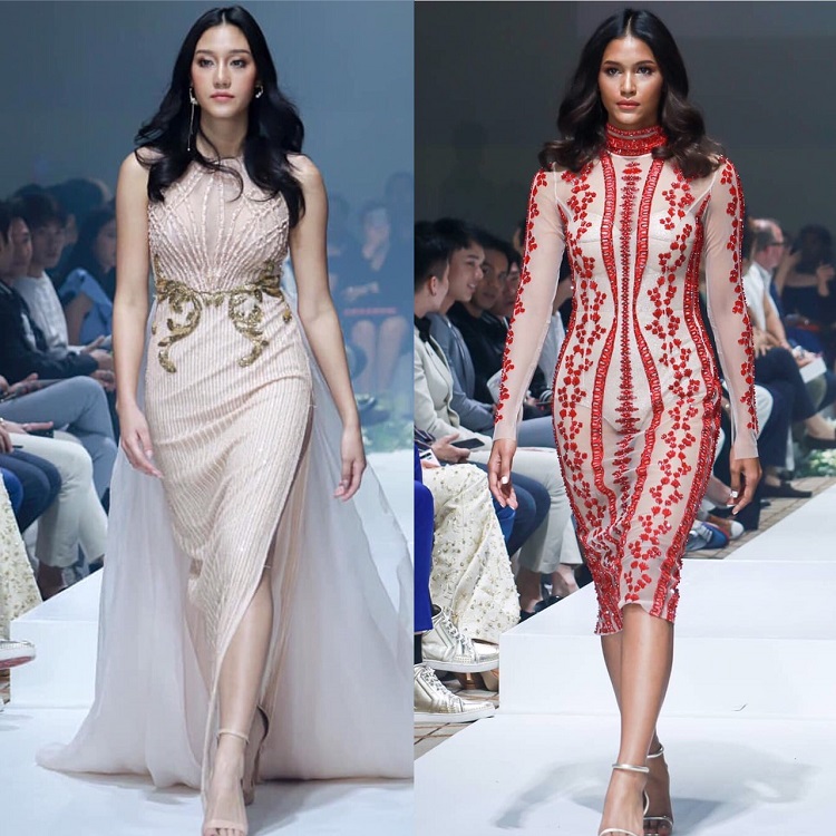 สวยฟาดรันเวย์! นิโคลีน-แพรว เดินแฟชั่นโชว์งาน SO Fashion Day 2019 