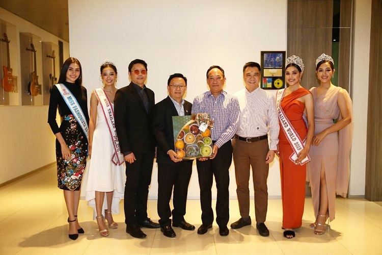 คณะมิสไทยแลนด์เวิลด์ 2019 เข้าขอบคุณบริษัท บุญรอดบริวเวอรี่ จำกัด