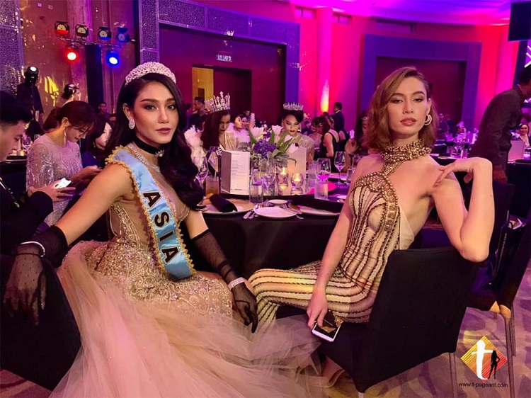 นิโคลีนและเซเลบริตี้เมืองไทย สวยจัดเต็ม บินร่วมงาน  ร่วมงาน Grand Final Gala Dinner Miss Virtual Malaysia